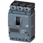 SIEMENS - SIE3VA21165KP360AA0 interruttore automatico 3VA2 IEC frame 160 classe del potere di interruzione M Icu=55kA con 415V a 3 poli, protezione impianto ETU850, LSI, In=160A...
