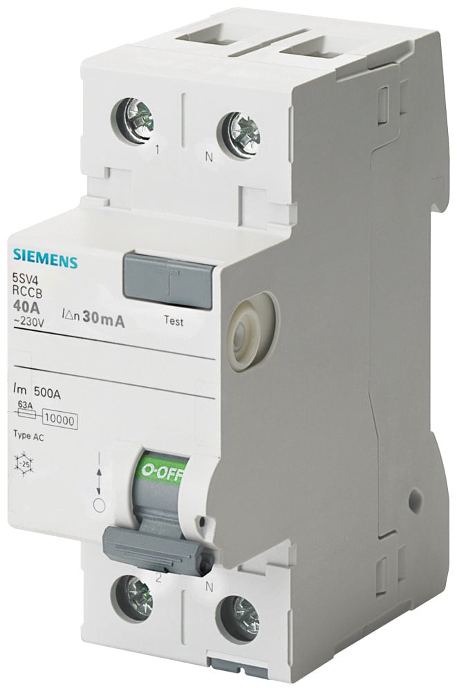 SIEMENS - SIE5SV43120 DIFF. 2P 25A 30MA TIPO AC