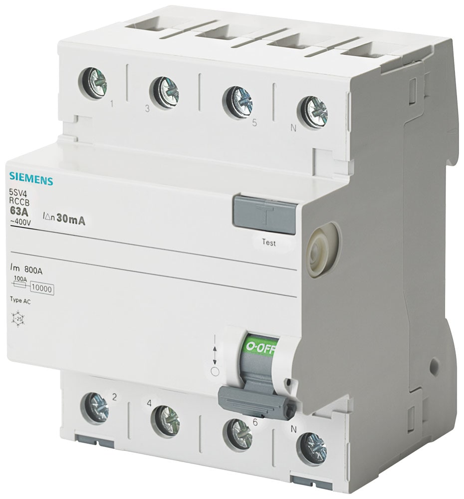 SIEMENS - SIE5SV47420 DIFF. 4P 25A 0,5A TIPO AC