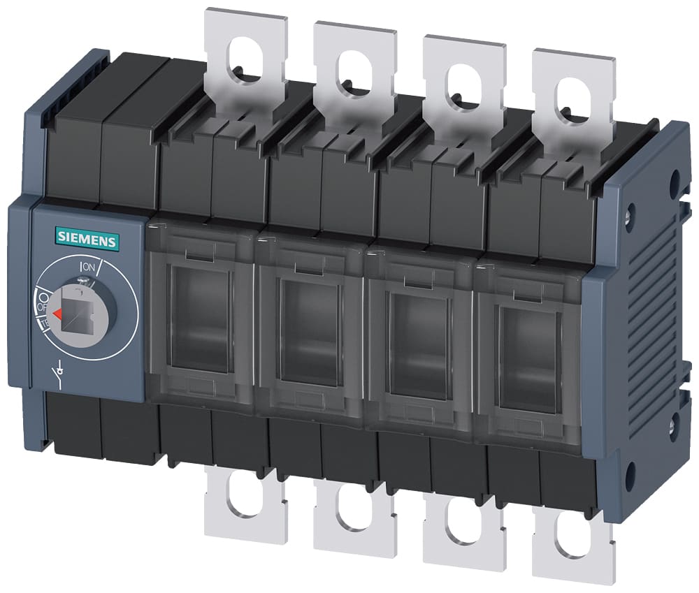 SIEMENS - SIE3KD30400NE100 Sezionatore sottocarico 100 A, grand. costr. 2, a 4 poli, comando frontale a sinistra, apparecchio di base