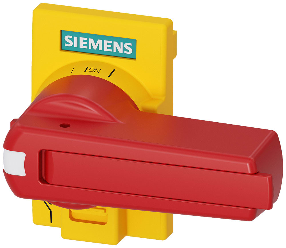 SIEMENS - SIE3KD91012 Accessori per 3KD grand. costr. 1 comando diretto, rosso/giallo, versione standard lucchettabile