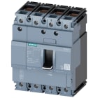 SIEMENS - SIE3VA11164GD460AA0 Interruttore automatico 3VA1 IEC Frame 160, classe del potere di interruzione S, Icu=36 kA con 415 V