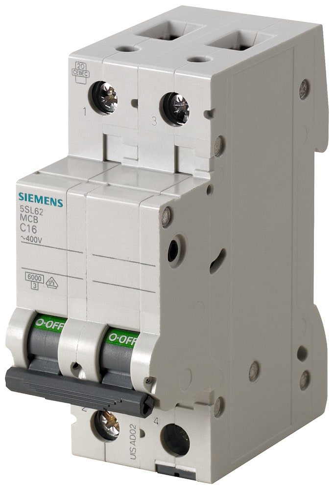 SIEMENS - SIE5SL62047BB INT. MT ICN 6000A, ICU 6KA 2P C4