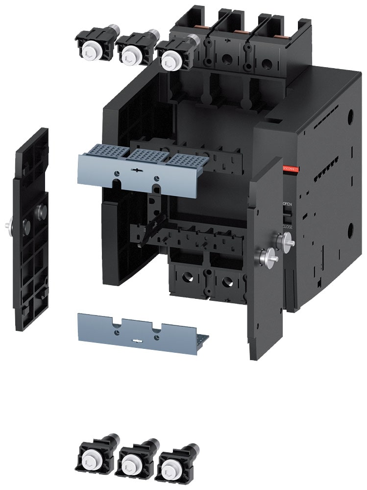 SIEMENS - SIE3VA92130KD00 BASE ESTR. COMPLETA 3VA12 3P
