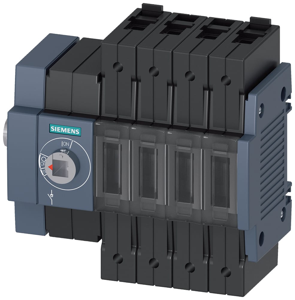 SIEMENS - SIE3KD26442ME100 SEZ. 63A 4P COM. LAT. SX MORS.