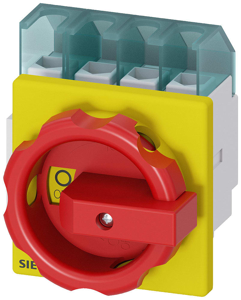 SIEMENS - SIE3LD22031TL53 SENTRON, sezionatore sottocarico 3LD, interruttore di OFF di emergenza, a 4 poli, Iu: 32 A