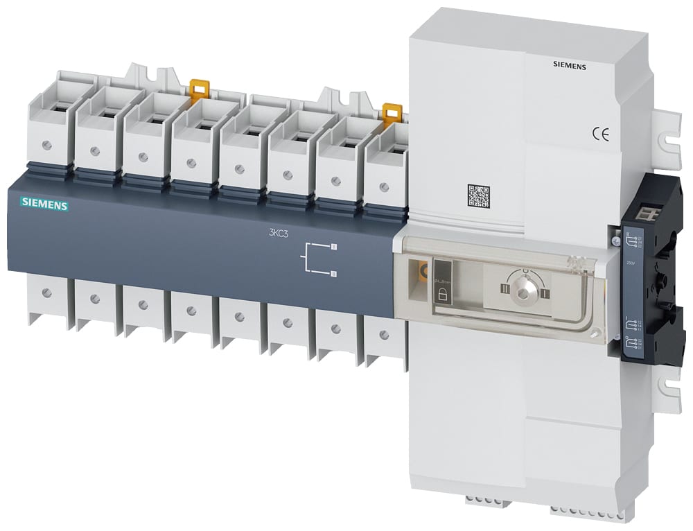 SIEMENS - SIE3KC34342AA220AA3 SENTRON, commutatore di rete 3KC, con comando a distanza, RTSE, a 4 poli, Iu: 160 A