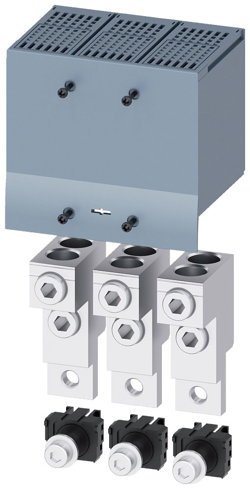 SIEMENS - SIE3VA92330JJ22 Morsetto per conduttori tondi, 2 cavi, 3 pezzi, accessori per: 3VA5 250