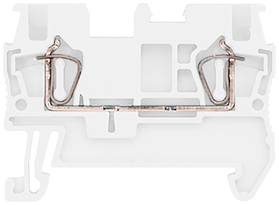 SIEMENS - SIE8WH20000AE05 Morsetto passante con collegamento a molla, sezione: 1,5 mm², larghezza: 4,2 mm