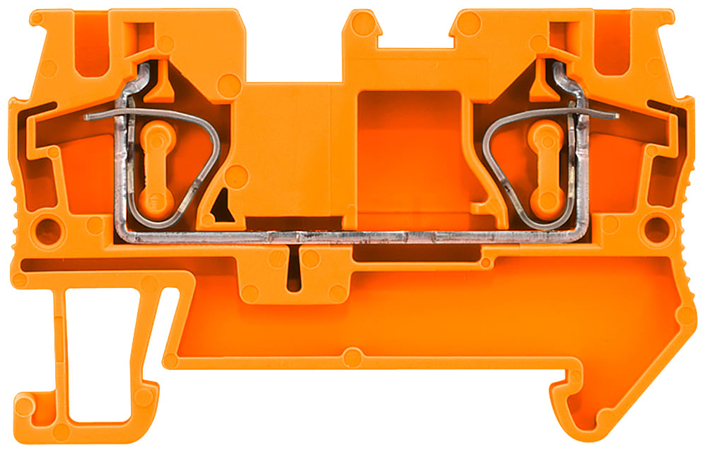 SIEMENS - SIE8WH20000AG04 Morsetto passante con collegamento a molla, sezione: 4 mm², larghezza: 6,2 mm
