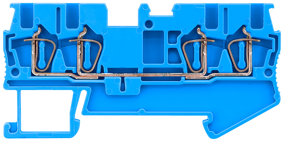 SIEMENS - SIE8WH20040AE01 Morsetto passante con collegamento a molla, 4 punti di collegamento