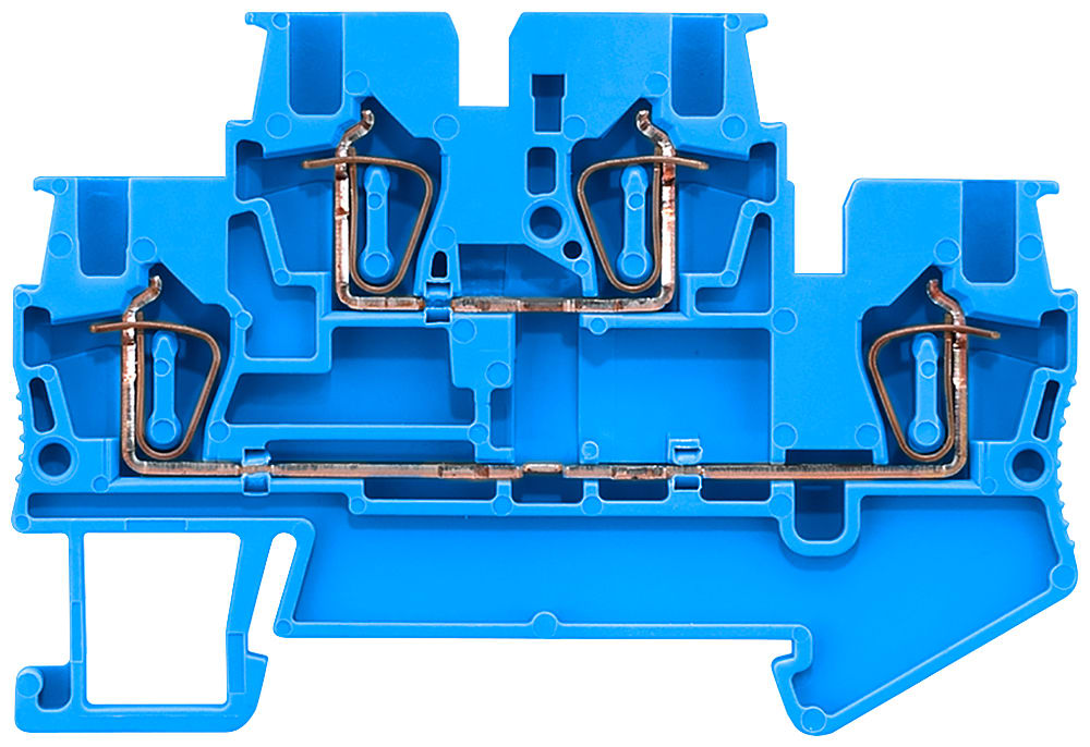 SIEMENS - SIE8WH20200AE01 Morsetto a due piani con collegamento a molla, sezione: 0,14 ... 1,5 mm², larghezza: 4,2 mm