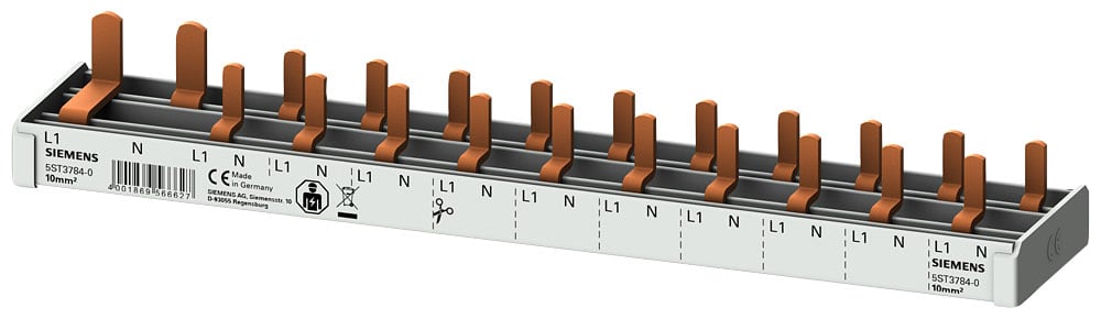 SIEMENS - SIE5ST37840 SBAR.10 MM2 1XDIFF.1P+N + 10X 5SV1 12UM
