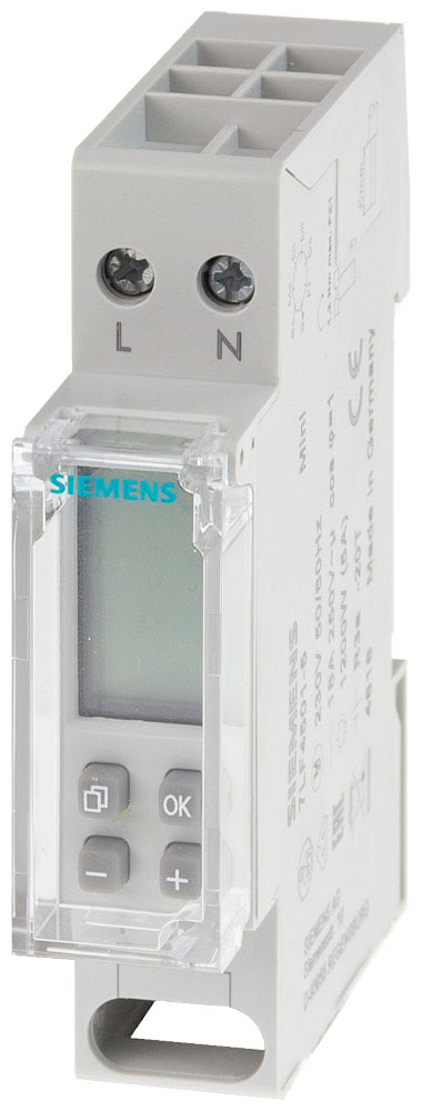 SIEMENS - SIE7LF45015 Orologio interruttore settimanale Mini Digital, AC 230 V, 1 canale, 1UM