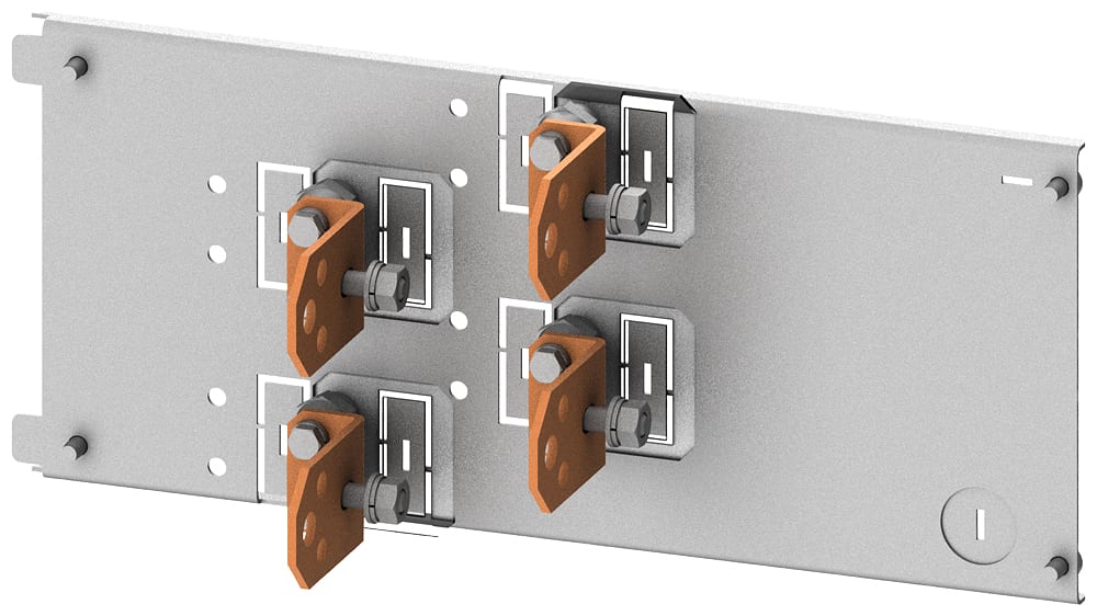 SIEMENS - SIE8PQ60008BA15 Collegamento cavi 3VA12 (250A) A: 200mm esecuzione fissa, zoccolo da innesto