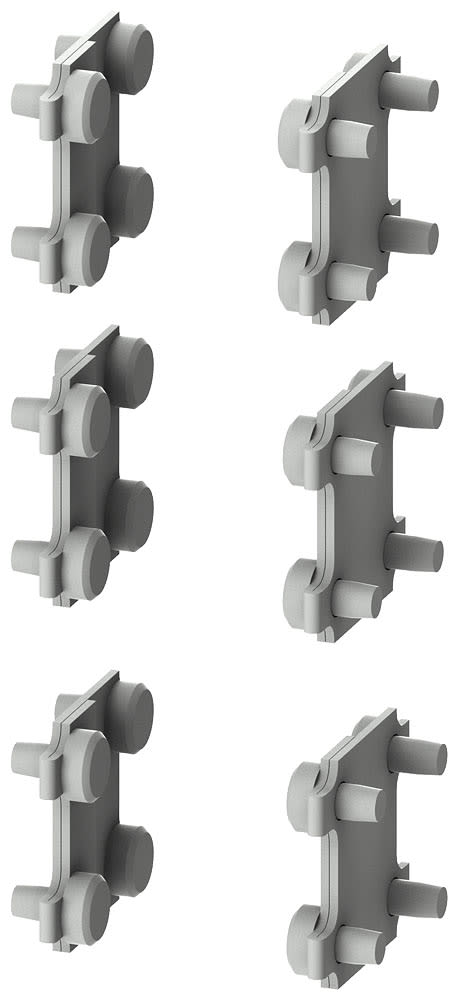SIEMENS - SIE8PQ12044BA05 KIT FISS.STRUTT.DEL QUADRO (6PZ)