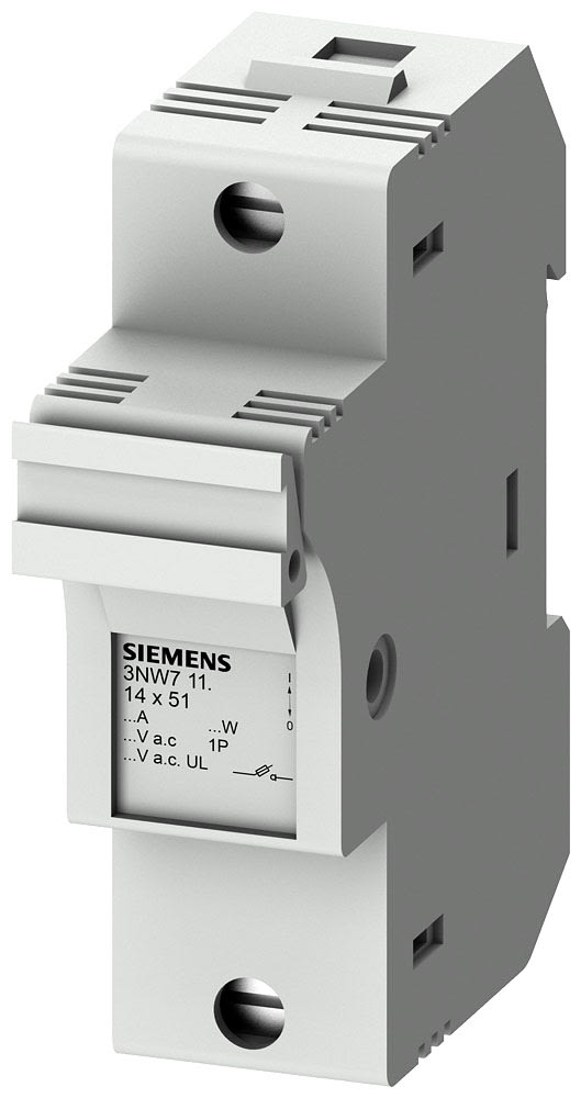 SIEMENS - SIE3NW7111 BASE SEZ.X FUS. CILINDR.14X51 1P