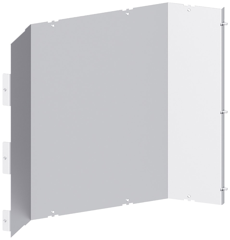 SIEMENS - SIE8PQ50005BA77 Segregazione, collegamento sbarra collettrice verticale, posteriore 3VA, A: 450mm La: 800mm