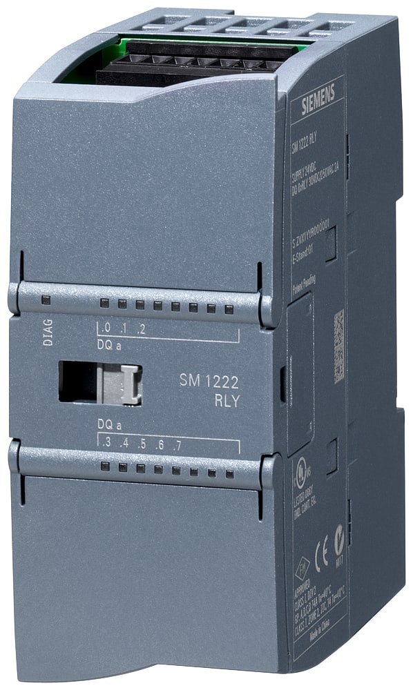 SIEMENS - SIE6AG12221HF322XB0 SIPLUS S7-1200 SM 1222, DQ 8x relè/2 A -25 ... +70 °C con Conformal Coating based on 6ES7222-1HF32-0XB0