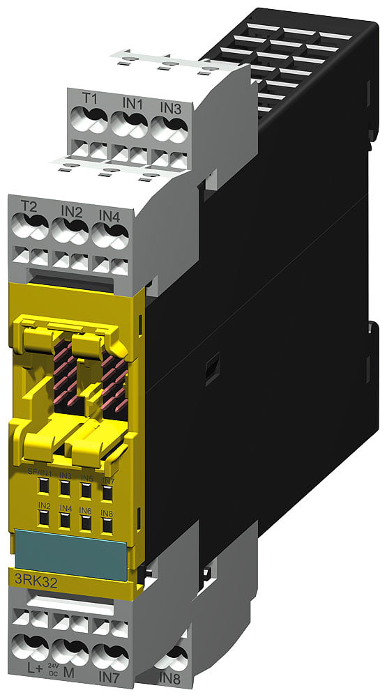 SIEMENS - SIE3RK32112AA10 Modulo di ampliamento 3RK32 per sistema di sicurezza modulare 3RK3, 4/8F-DI, DC 24 V