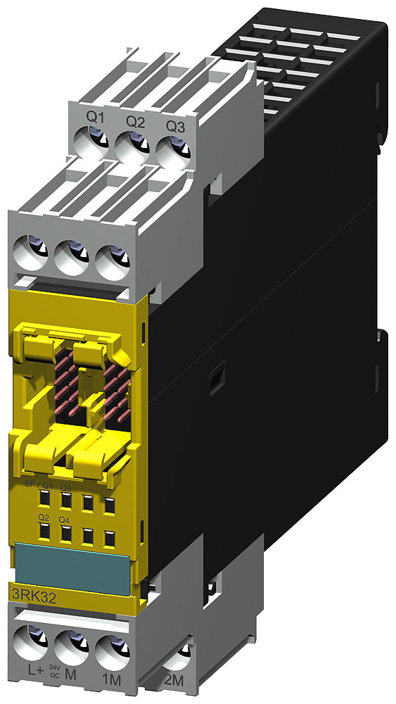 SIEMENS - SIE3RK32421AA10 Modulo di ampliamento 3RK32 per sistema di sicurezza modulare 3RK3, 4F-DQ, DC 24 V/1,5 A