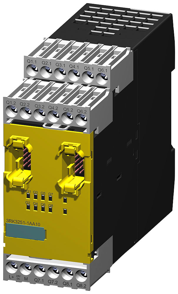 SIEMENS - SIE3RK32511AA10 Modulo di ampliamento 3RK32 per sistema di sicurezza modulare 3RK3, 4/8F-RQ, DC 24 V/2 A