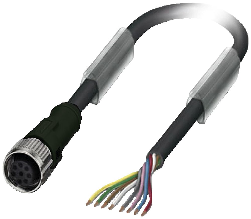 SIEMENS - SIE3SX56012GA05 Cavo di collegamento a 8 poli, estremità libera, lunghezza 5 m, per interruttori di sicurezza RFID