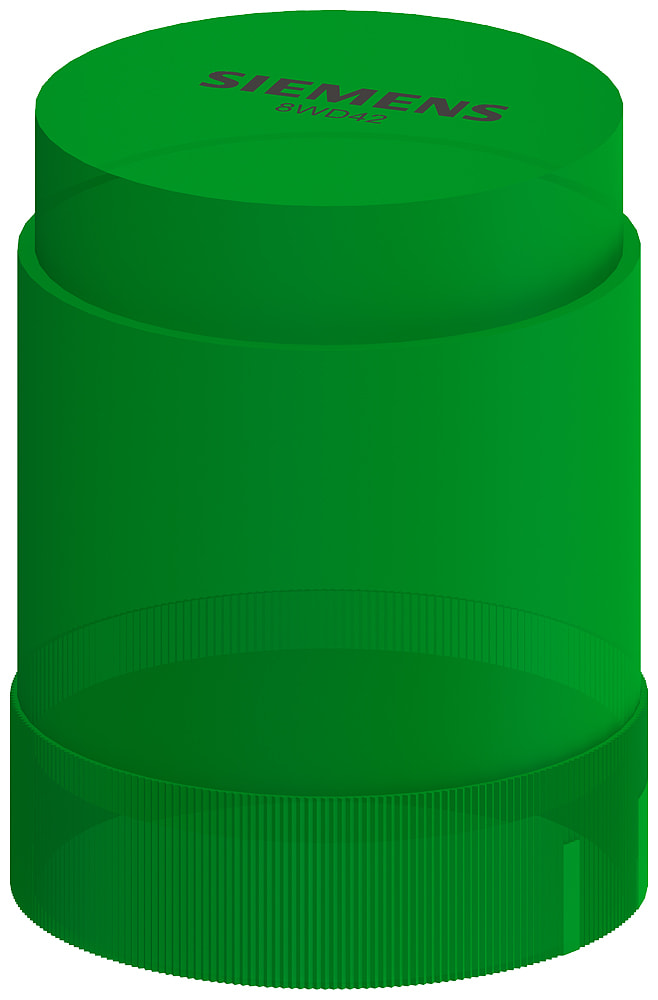 SIEMENS - SIE8WD42001AC Elemento luce fissa, verde, AC/DC 12...230 V, diametro 50 mm, attacco BA 15d