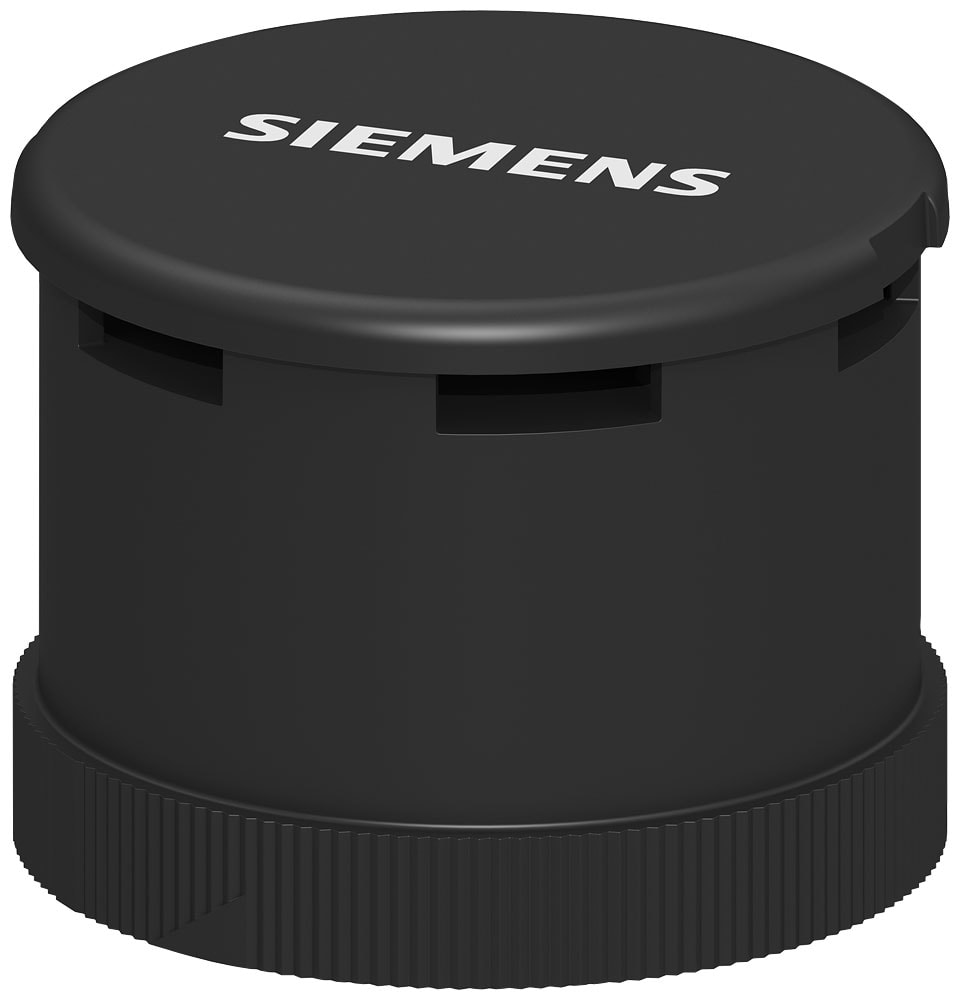 SIEMENS - SIE8WD44200EA Elemento sirena, nero, suono continuo/variabile, 95...105 dB, AC/DC 24 V, IP65, 70 mm