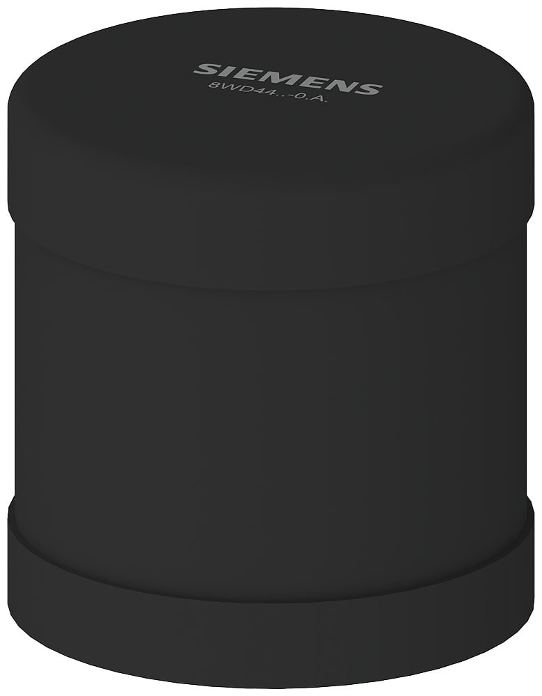 SIEMENS - SIE8WD44200FA Elemento ronzatore, nero, suono continuo o pulsante, 85 dB, AC/DC 24 V, 70 mm
