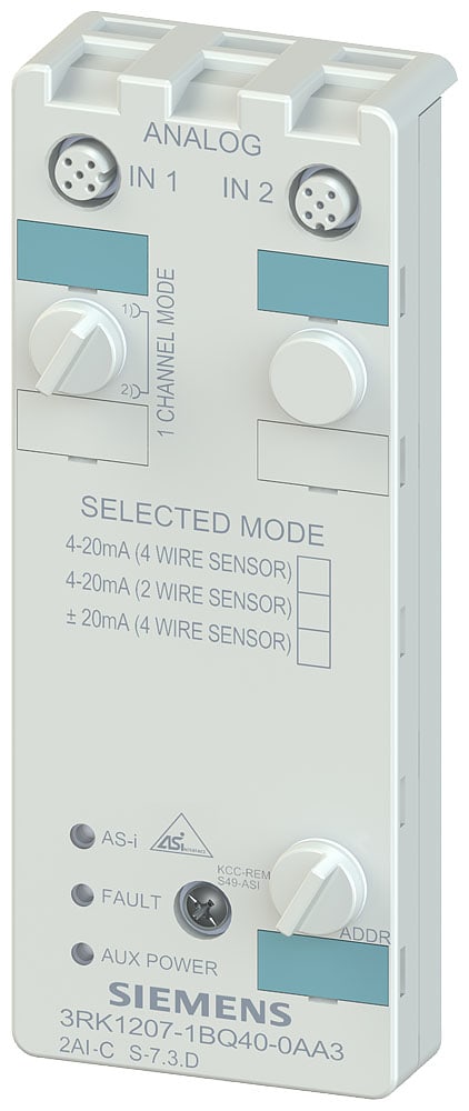 SIEMENS - SIE3RK12071BQ400AA3 MOD AS-I 2AE X S7 4-20MA PROF 7.3