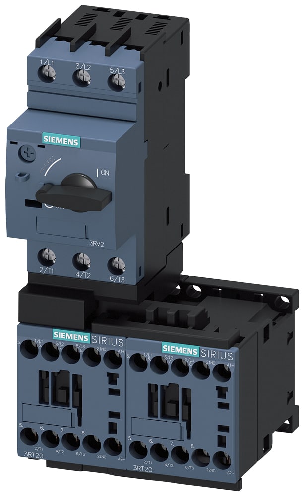SIEMENS - SIE3RA22101AA152BB4 Partenza, avviatore invertitore, S00, 1,1 ... 1,6 A, DC 24 V, 150 kA