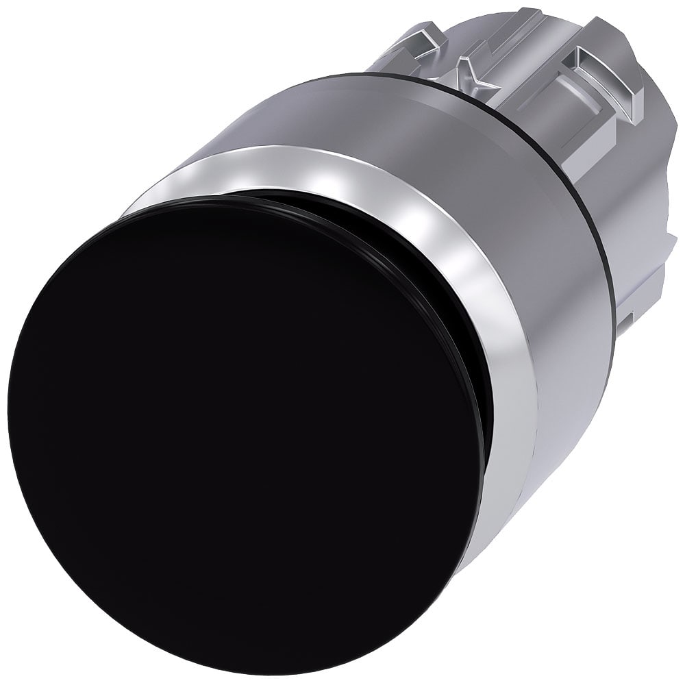 SIEMENS - SIE3SU10501AA100AA0 PULS. FUNGO NERO SBLOCCO TRAZIONE 30MM