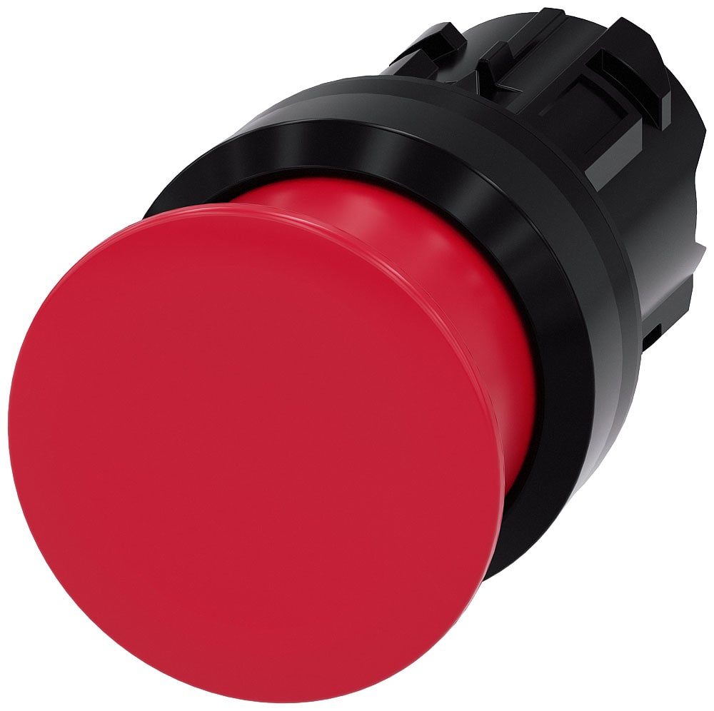 SIEMENS - SIE3SU10001AD200AA0 PULS. FUNGO ROSSO 30MM