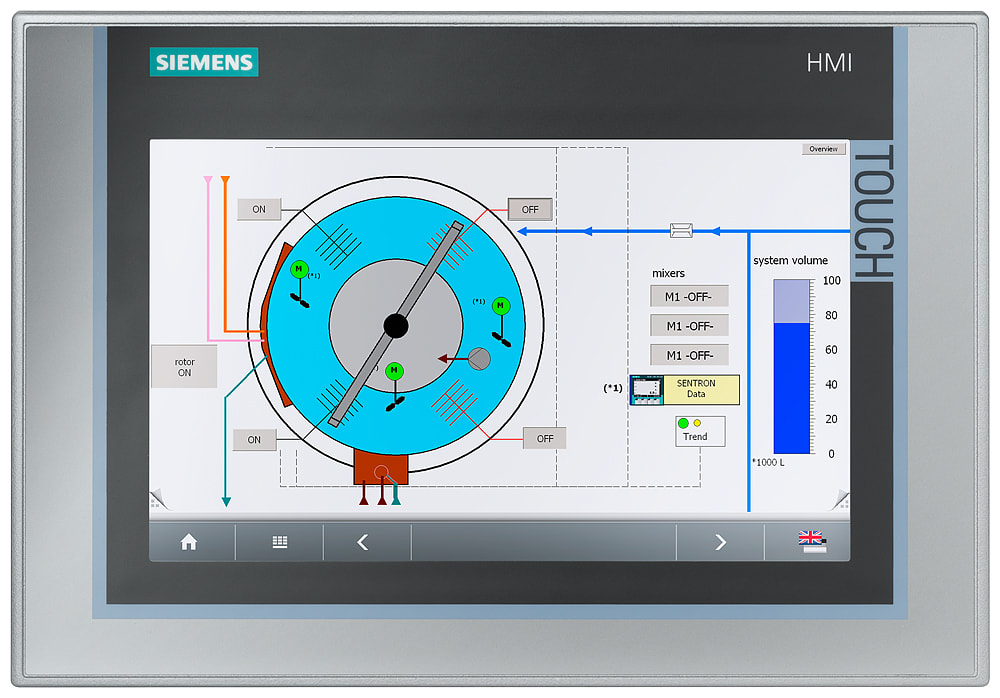 SIEMENS - SIE6AG11240JC014AX0 SIPLUS HMI TP900 Comfort con Conformal Coating based on 6AV2124-0JC01-0AX0