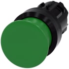 SIEMENS - SIE3SU10001AD400AA0 Pulsante a fungo, 22 mm, rotondo, in plastica, colore verde, 30 mm