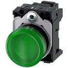 SIEMENS - SIE3SU11036AA403AA0 IND.LUM.VERDE LENTE LISC.MOLL.LED 110V A