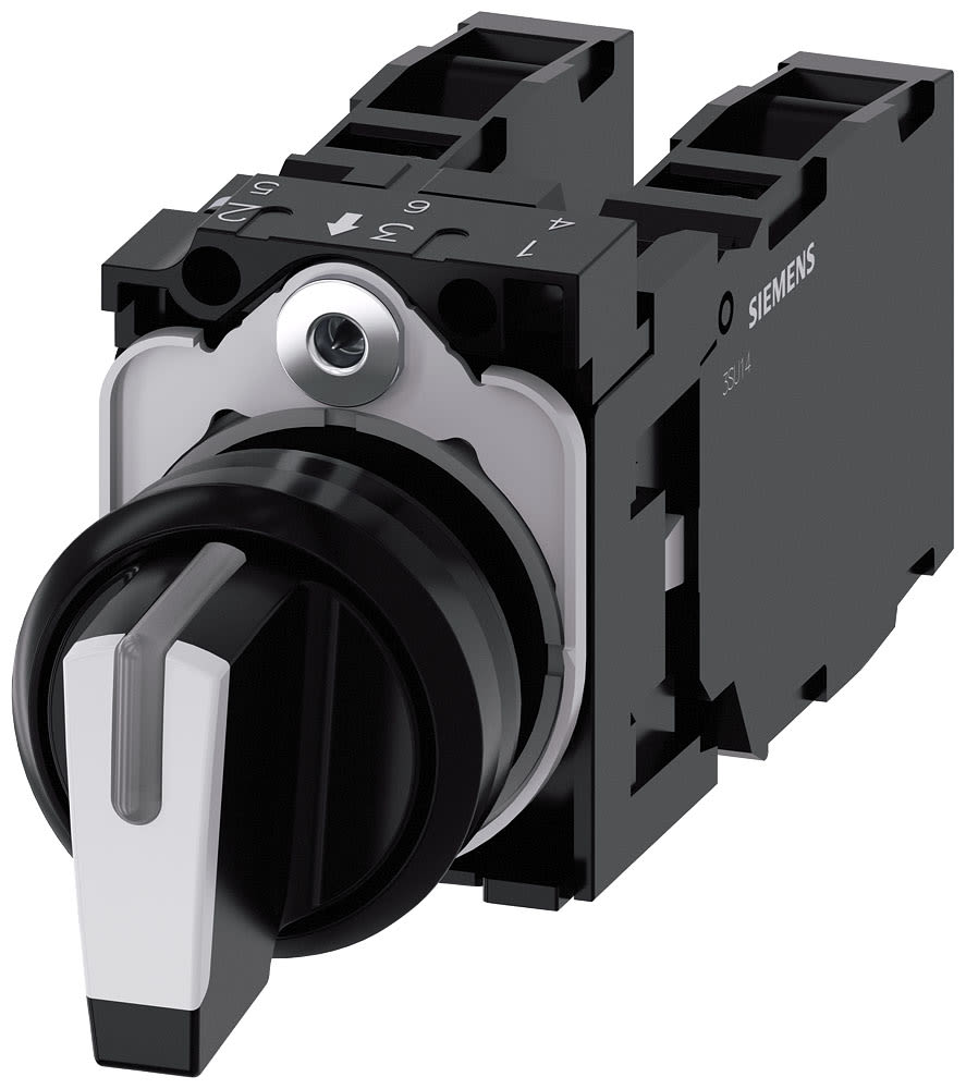 SIEMENS - SIE3SU11002BM601LA0 SEL.LUM PLAST.BIA MOMENT.3P 2X(1NO+1NC)E