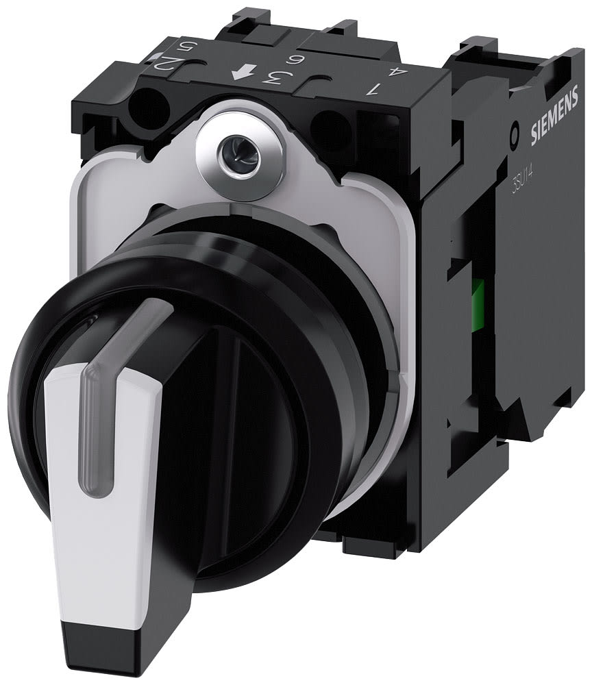 SIEMENS - SIE3SU11002BL601NA0 SEL.LUM.LEVA BIANC MANT.3POS.1NA,1NA