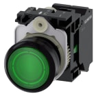 SIEMENS - SIE3SU11060AB403BA0 PULS.LUM.PIATTO VERDE MOLLA 230V AC 1NA