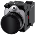 SIEMENS - SIE3SU11000AB103CA0 PULS. PIATTO NERO MOLLA 1NC