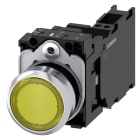 SIEMENS - SIE3SU11560AB303FA0 PULS.LUM.MET.GIAL MOMENT 1NO+1NC LED230V