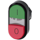 SIEMENS - SIE3SU10003BB420AK0 PULS. DOPPIO PIATT VERDE-SPORG ROSSO I-O