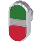 SIEMENS - SIE3SU10503BB420AA0 PULS. DOPPIO PIATTO VERDE-SPORG. ROSSO