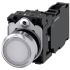 SIEMENS - SIE3SU11530AB601FA0 PULS.LUM.MET.BIANC MOMENT 1NO+1NC LED110