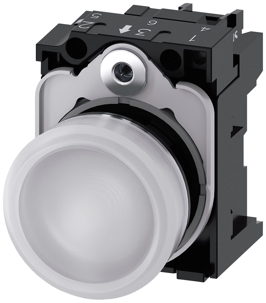 SIEMENS - SIE3SU11536AA601AA0 IND.LUM.BIANCO LENTE LISCIA LED 110V AC