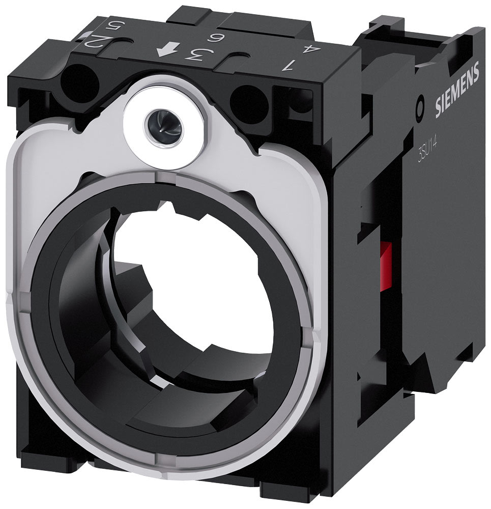 SIEMENS - SIE3SU15501AA101CA0 Supporto per 3 moduli, in metallo, 1NC