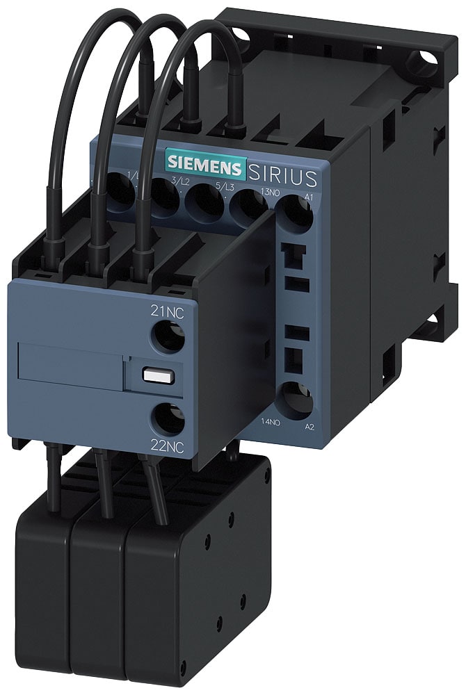 SIEMENS - SIE3RT26171AF03 CONT,AC6B 12.5KVAR1NO,1NC 110VAC50-60HZ
