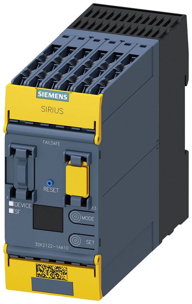 SIEMENS - SIE3SK21221AA10 SIRIUS, dispositivo di sicurezza, modulo di base 3SK2, 20F-DI, 4F-DQ, 2DQ, DC 24 V