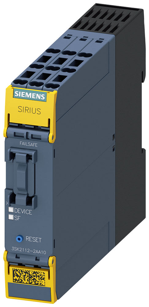 SIEMENS - SIE3SK21122AA10 SIRIUS, dispositivo di sicurezza, modulo di base 3SK2, 10F-DI, 2F-DQ, 1DQ, DC 24 V